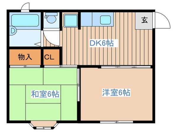 メゾン1410の物件間取画像